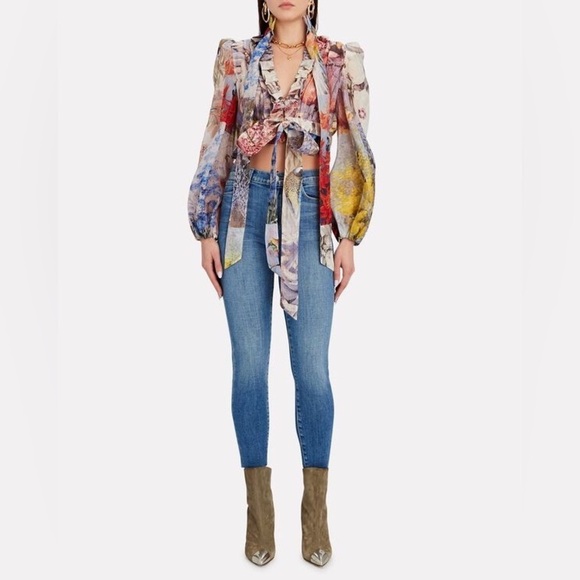 L’Agence El Matador French Slim Leg High Rise Skinny Jean Medium Wash - Picture 1 of 12